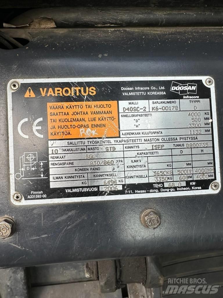 Daewoo D40SC-2 Dieselové vozíky