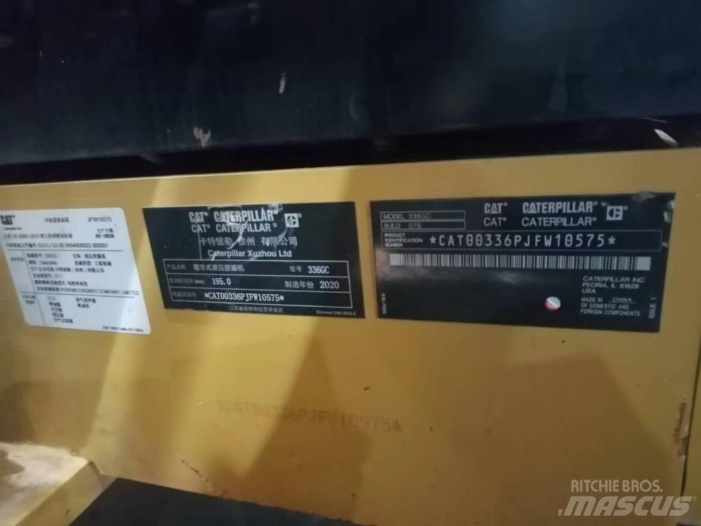 CAT 2020 CAT 336Gc Kolesové rýpadlá