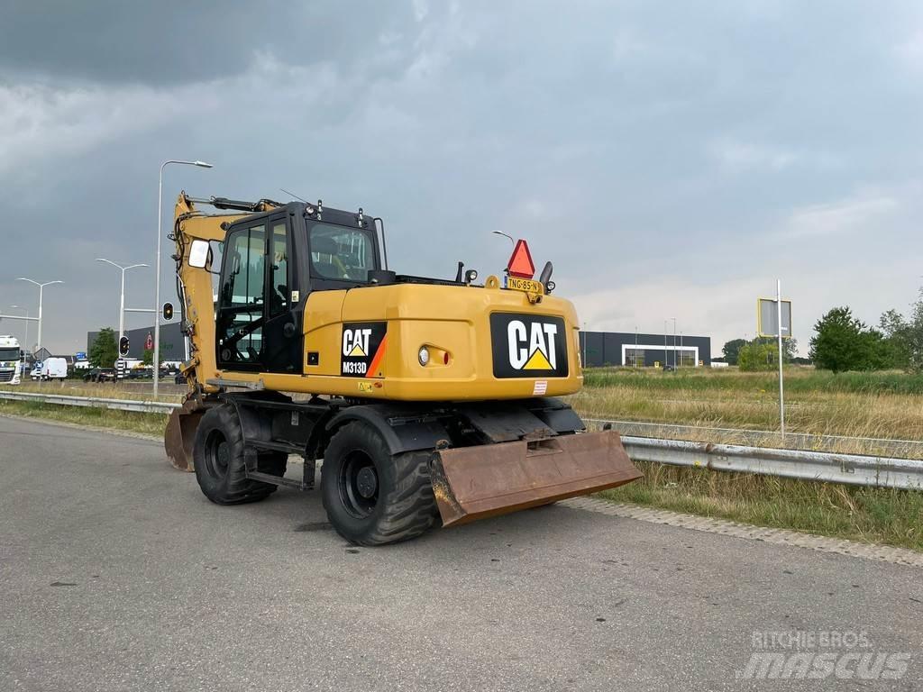 CAT M313D - CE Kolesové rýpadlá