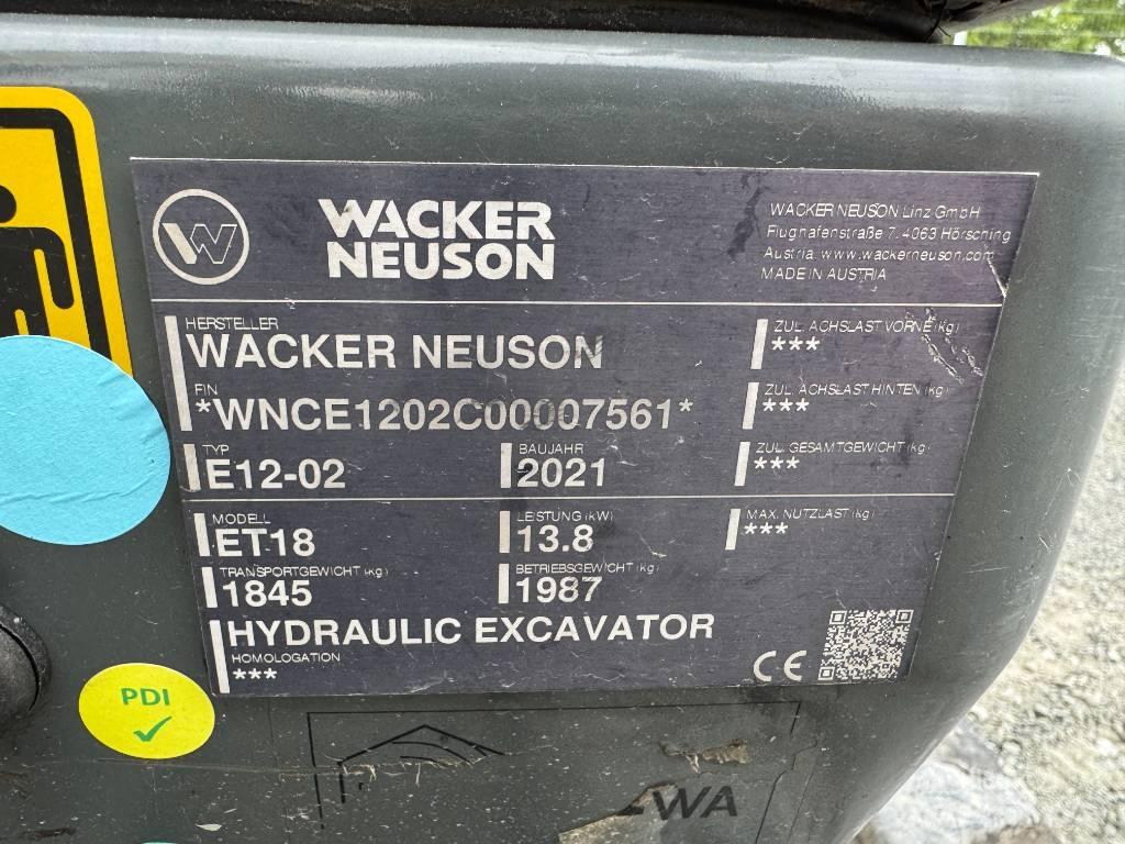 Wacker Neuson ET18 Pásové rýpadlá