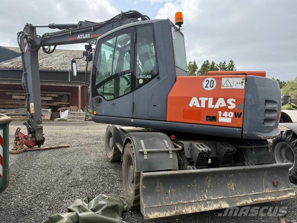 Atlas 140 W Kolesové rýpadlá