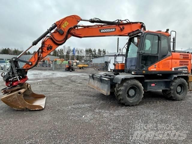 Doosan DX 170 W-5 Kolesové rýpadlá