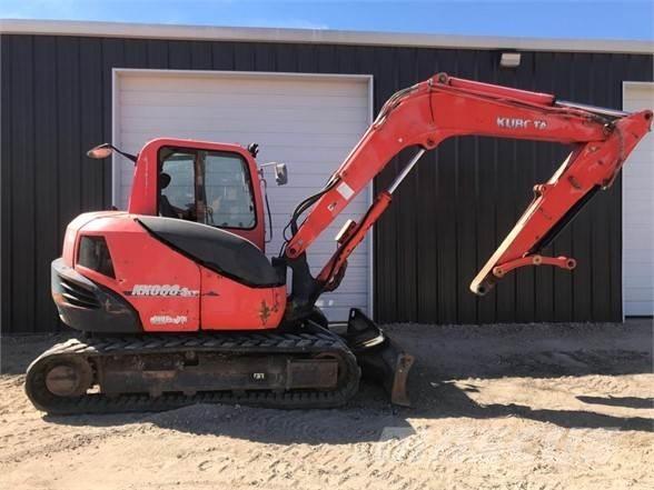 Kubota KX080-4 Pásové rýpadlá