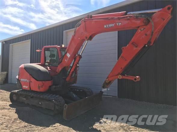 Kubota KX080-4 Pásové rýpadlá