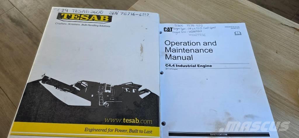 Tesab TS3600 Triedičky