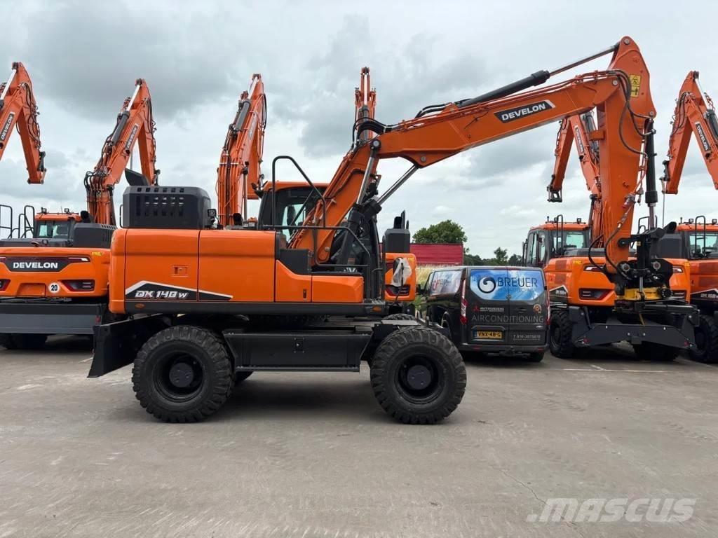 Develon DX140W-7 Kolesové rýpadlá