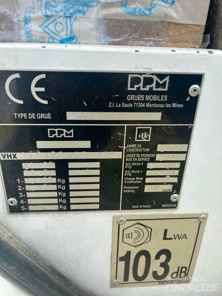 Terex PPM ATT 400/3 Univerzálne terénne žeriavy