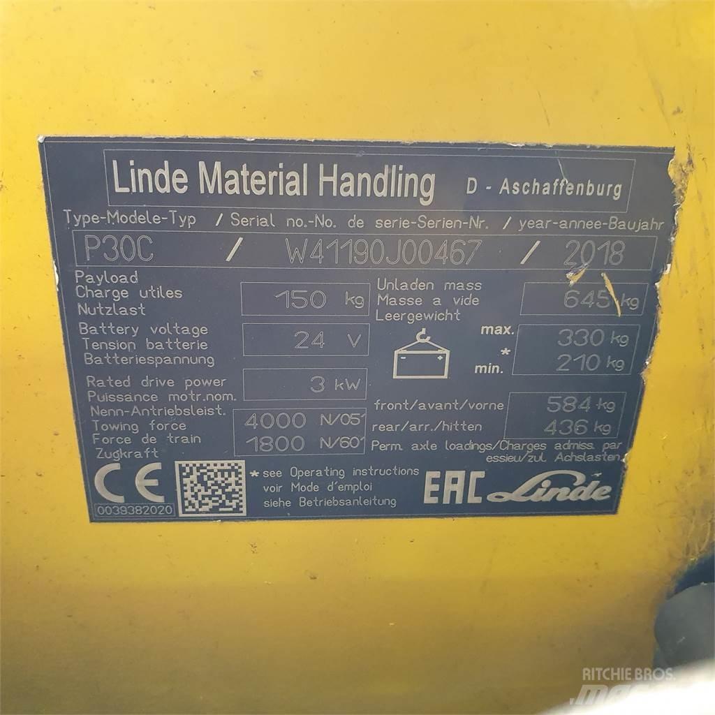 Linde P30C Vlečné vozíky