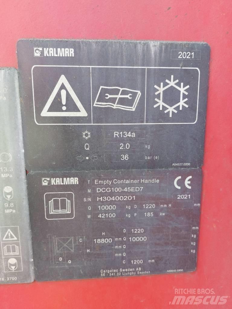 Kalmar DCG100-45ED7 Kontajnerové manipulátory