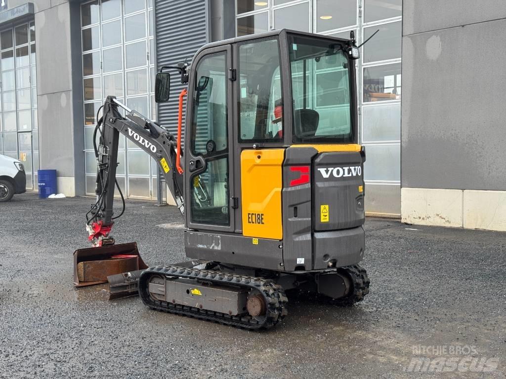 Volvo EC 18 E Mini rýpadlá < 7t