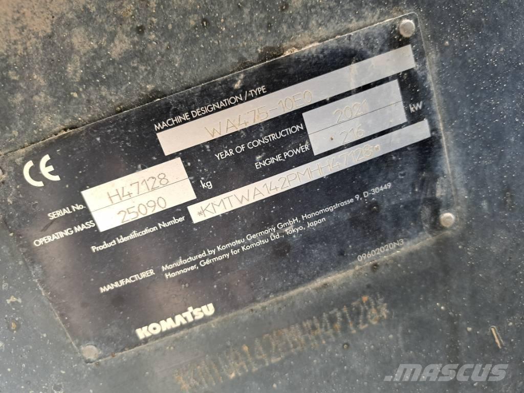 Komatsu WA475-10E0 Kolesové nakladače