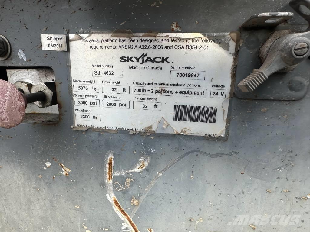 SkyJack SJ 4632 Nožnicové zdvíhacie plošiny