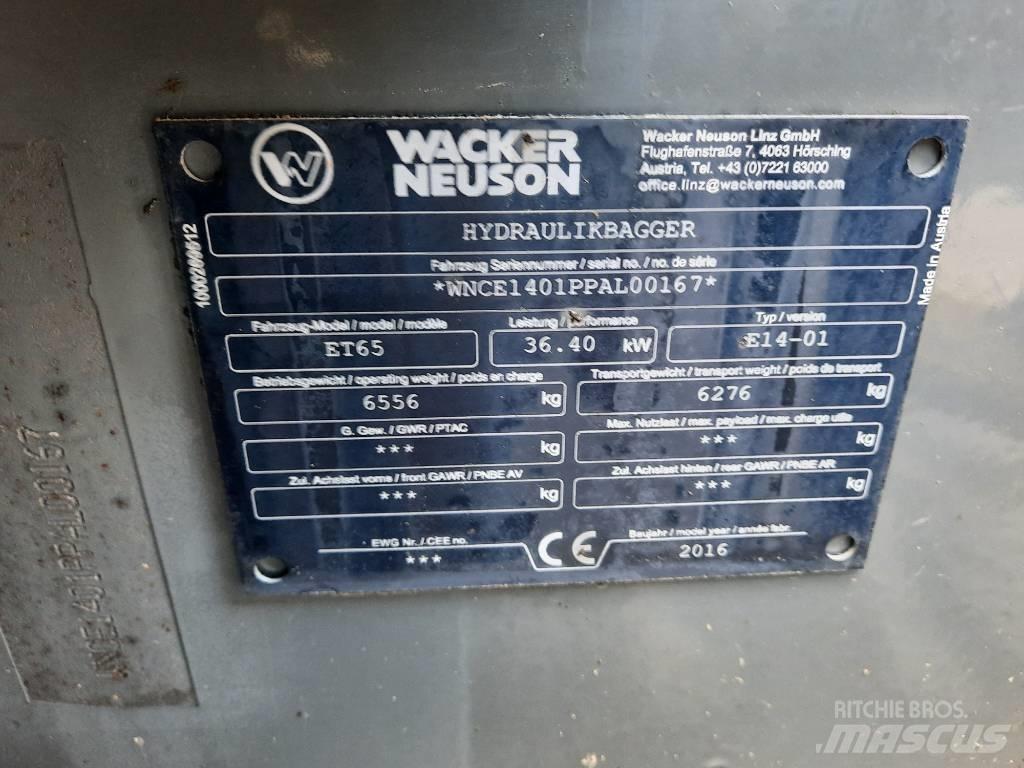 Wacker Neuson ET 65 Mini rýpadlá < 7t