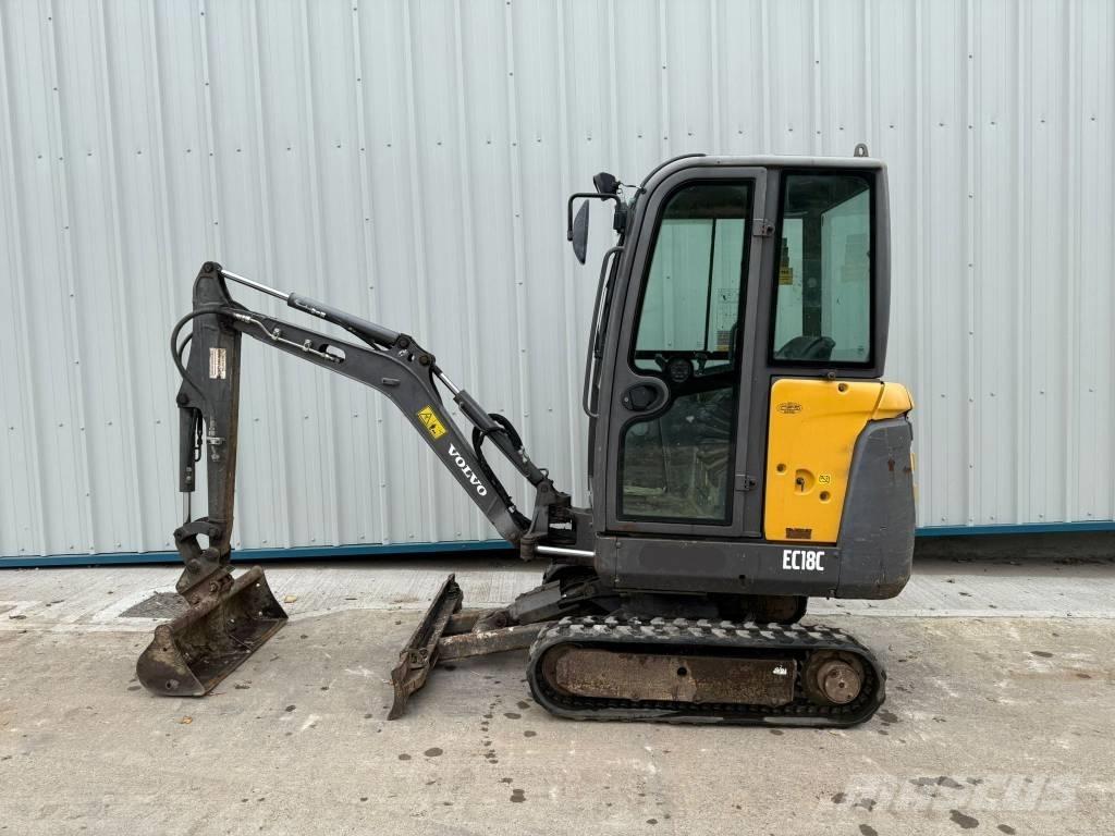 Volvo EC 18 C Mini rýpadlá < 7t
