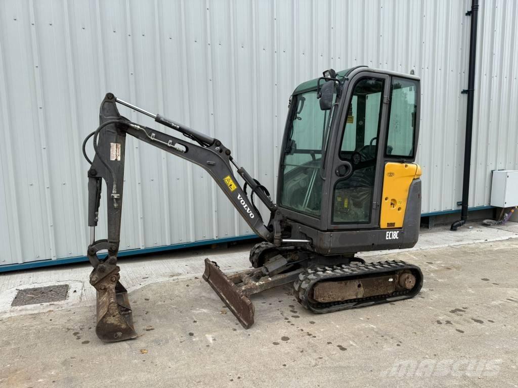 Volvo EC 18 C Mini rýpadlá < 7t