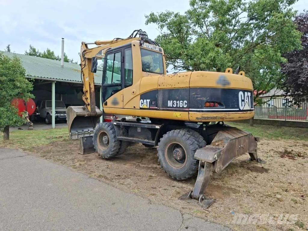 CAT M 316 C Kolesové rýpadlá