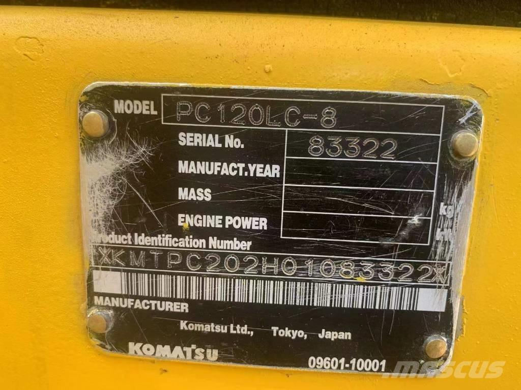 Komatsu PC 120-8 Midi rýpadlá 7 t - 12 t