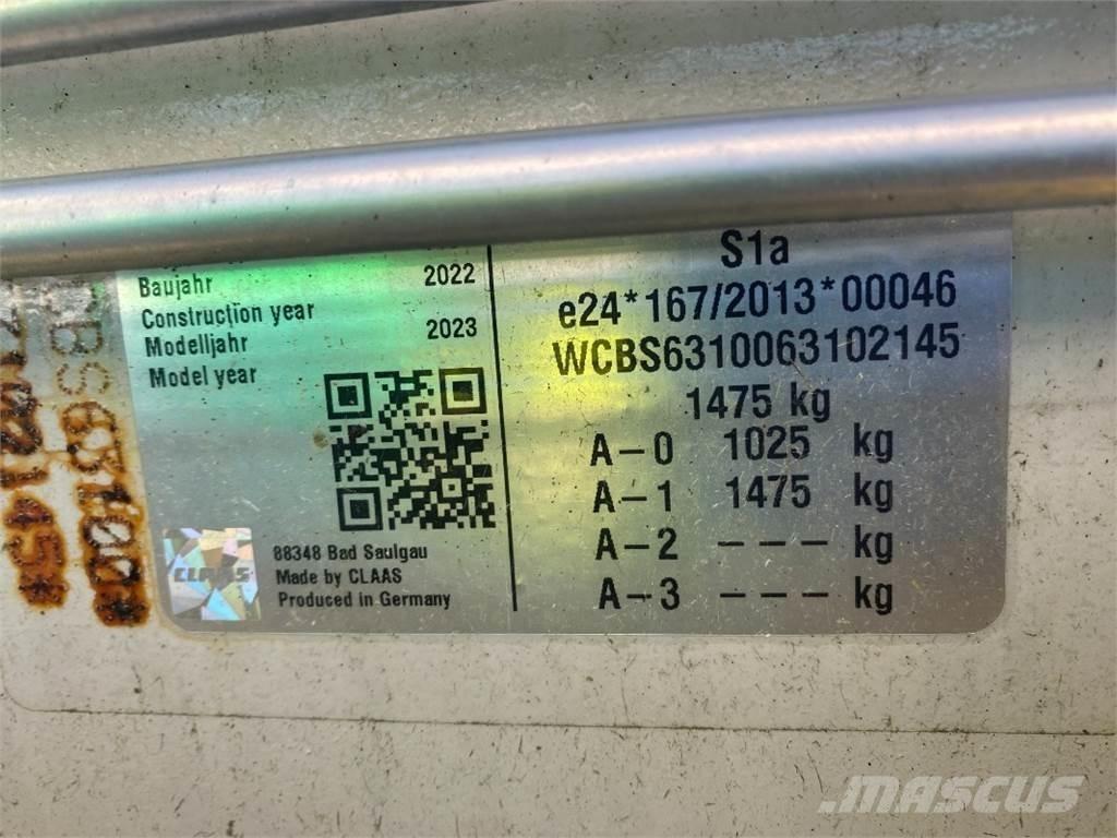 CLAAS VOLTO 1300 T Obracače a zhrabovače sena