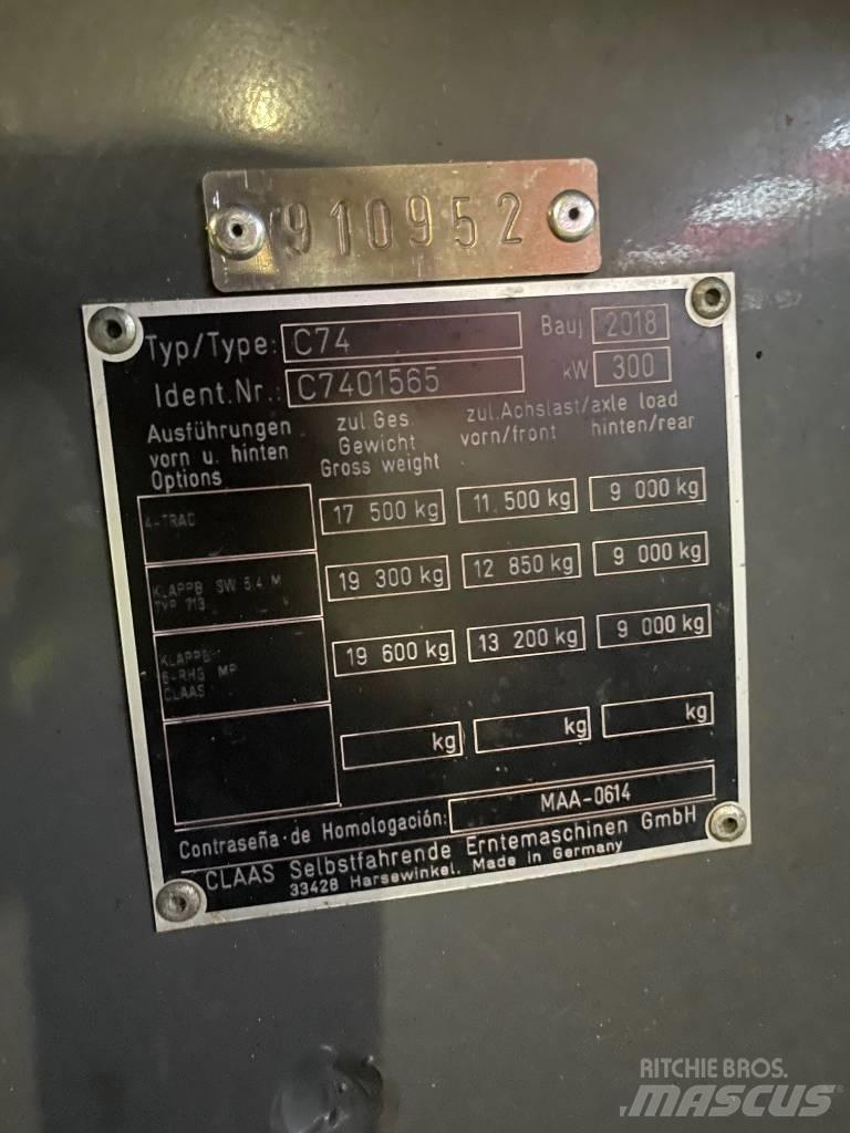 CLAAS Lexion 660 Kombinované zberacie stroje