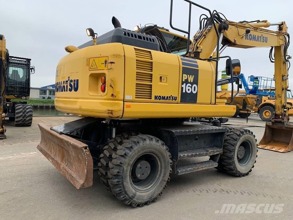 Komatsu PW160-8 Kolesové rýpadlá