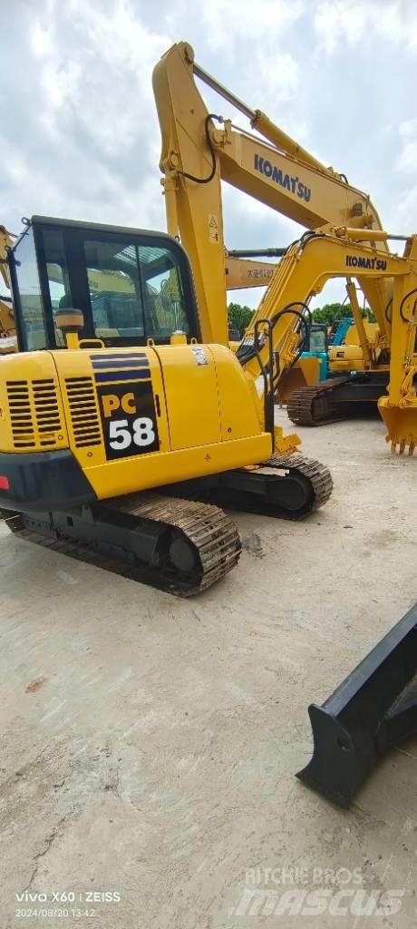Komatsu PC 58 Mini rýpadlá < 7t