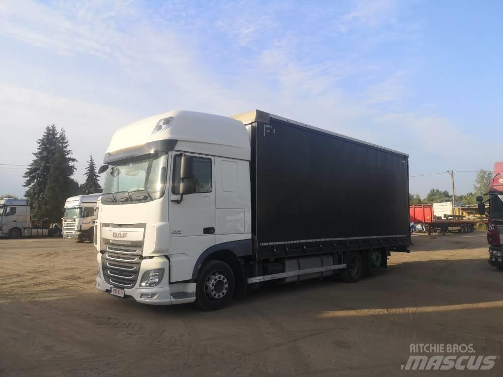 DAF XF 480 6x2 Jumbo Nákladné vozidlá s bočnou zhrnovacou plachtou