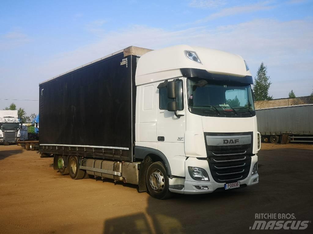 DAF XF 480 6x2 Jumbo Nákladné vozidlá s bočnou zhrnovacou plachtou