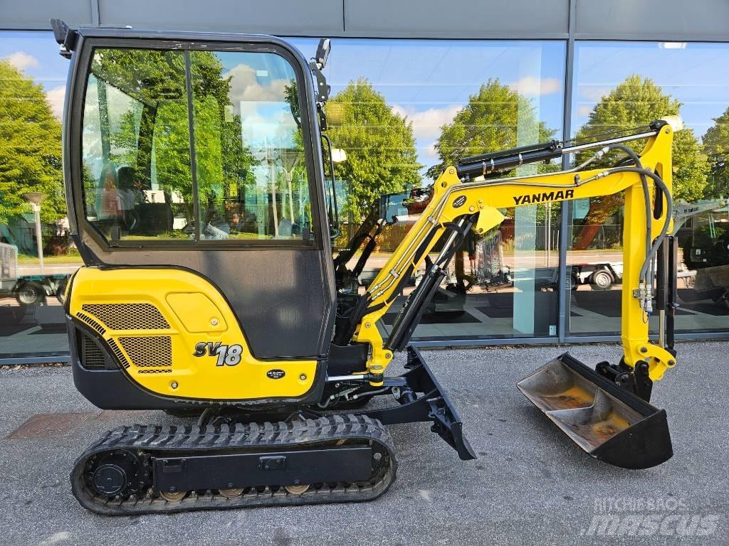 Yanmar SV 18 Mini rýpadlá < 7t