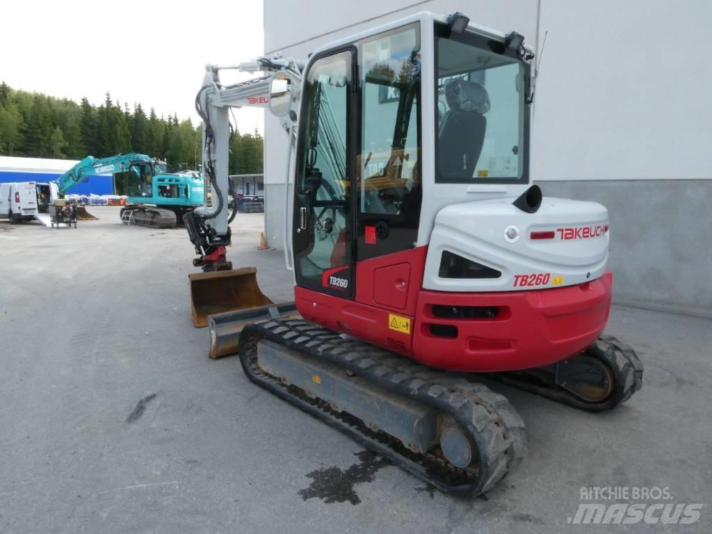 Takeuchi TB260 Mini rýpadlá < 7t