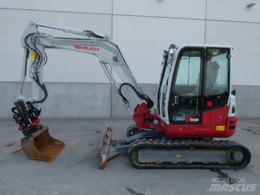 Takeuchi TB260 Mini rýpadlá < 7t
