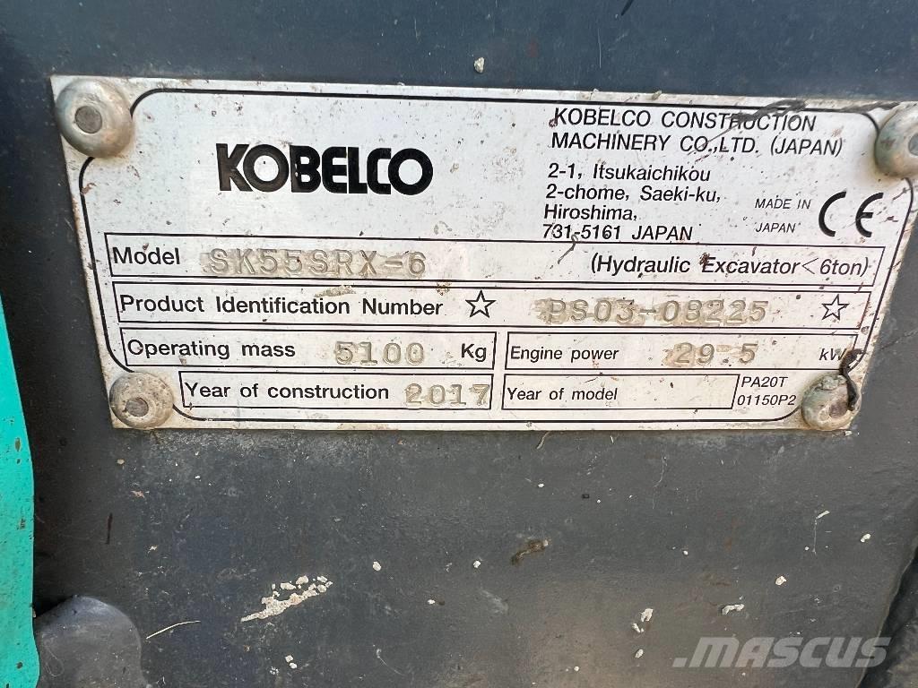 Kobelco SK 55 SRX-6 Mini rýpadlá < 7t