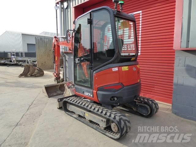 Kubota U 27-4 Mini rýpadlá < 7t