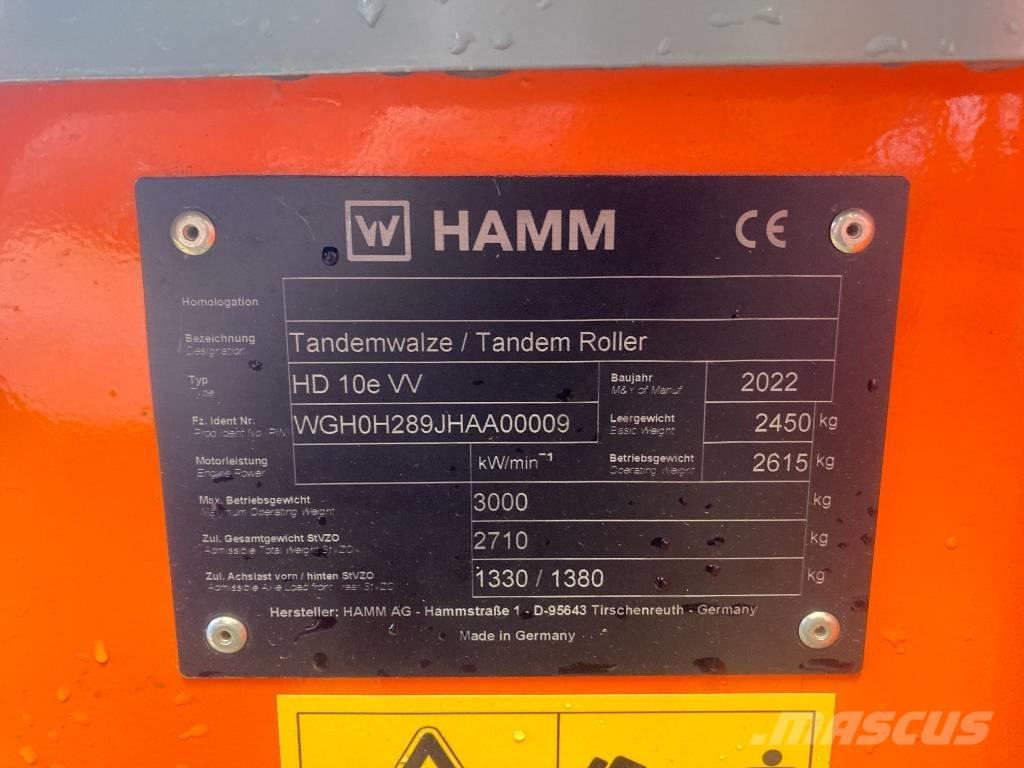 Hamm HD 10e VV H289 Pôdne kompaktory
