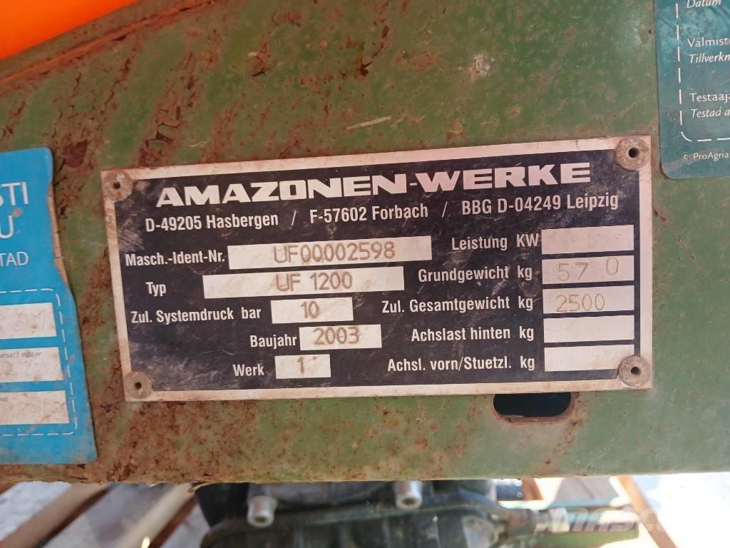 Amazone UF 1200 15m Nesené postrekovače