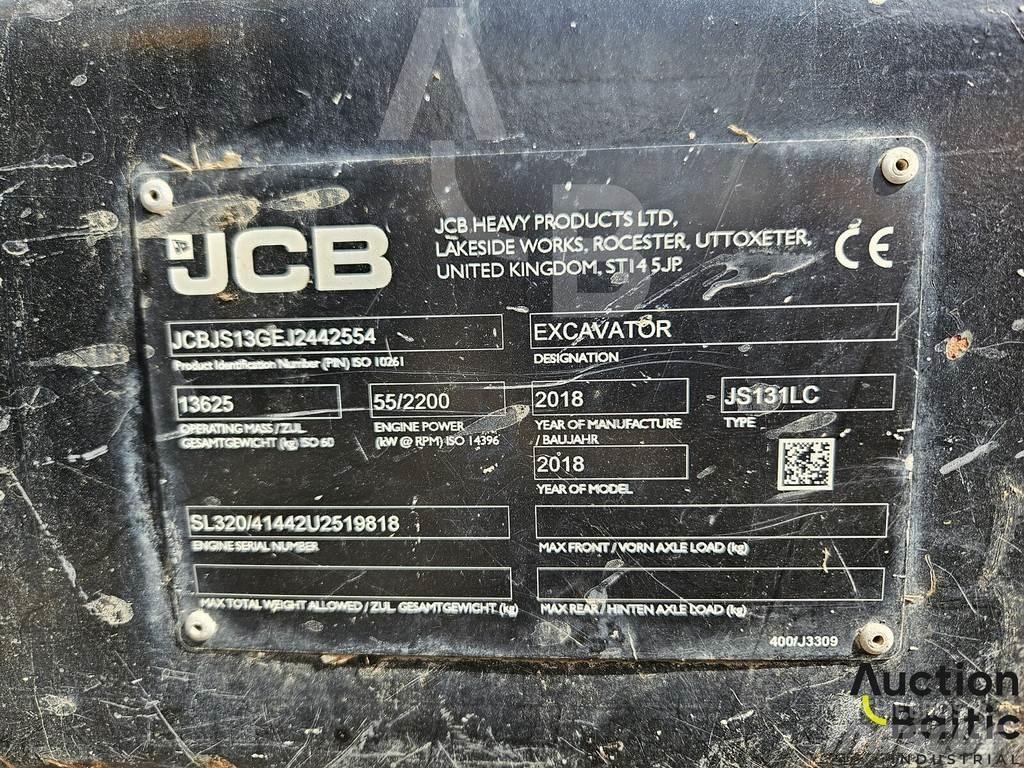JCB JS 131LC Pásové rýpadlá