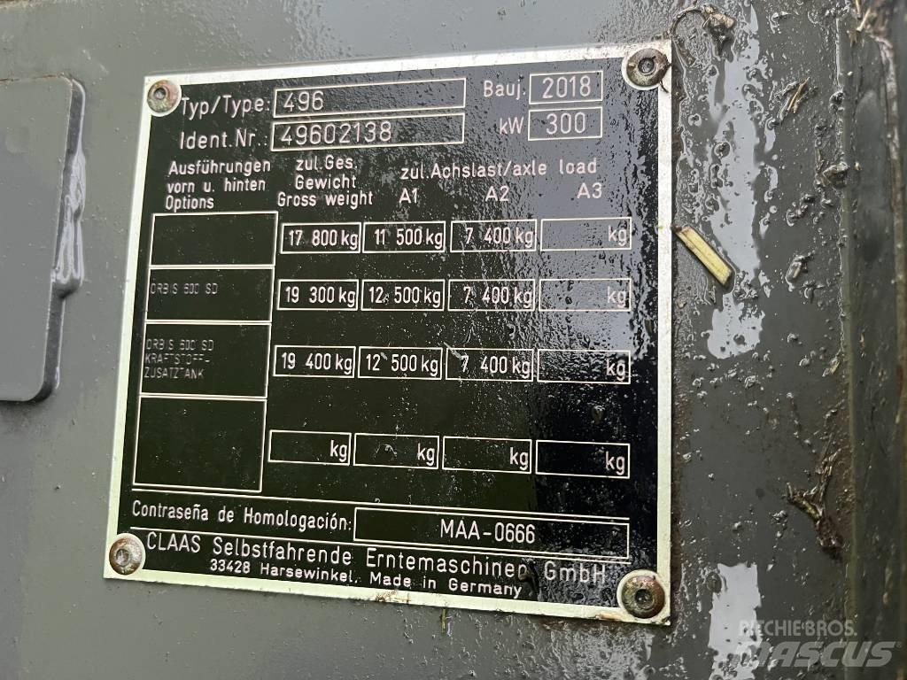 CLAAS Jaguar 840 Samochodné kosačky