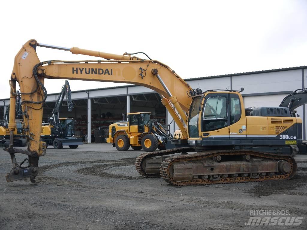 Hyundai R 380 LC-9 Pásové rýpadlá