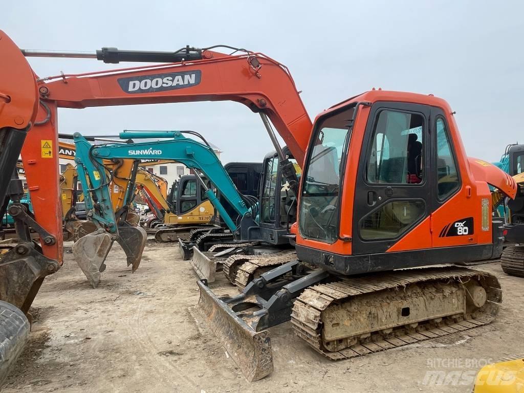 Doosan DX80 Mini rýpadlá < 7t
