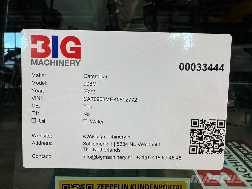 CAT 908M Kolesové nakladače