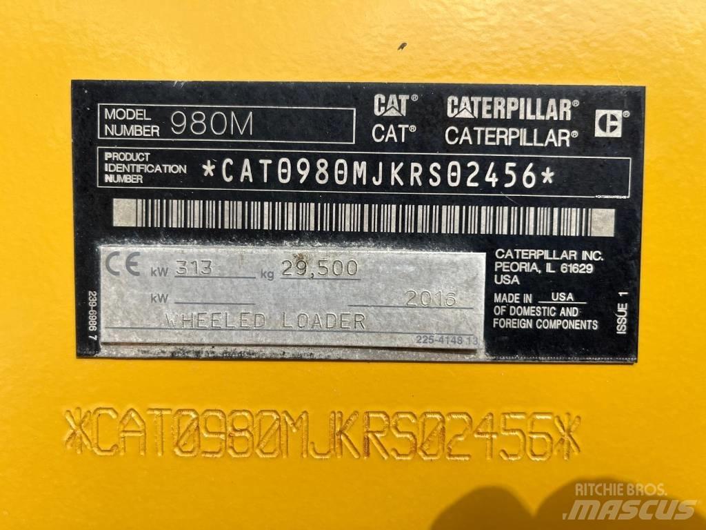 CAT 980M Kolesové nakladače
