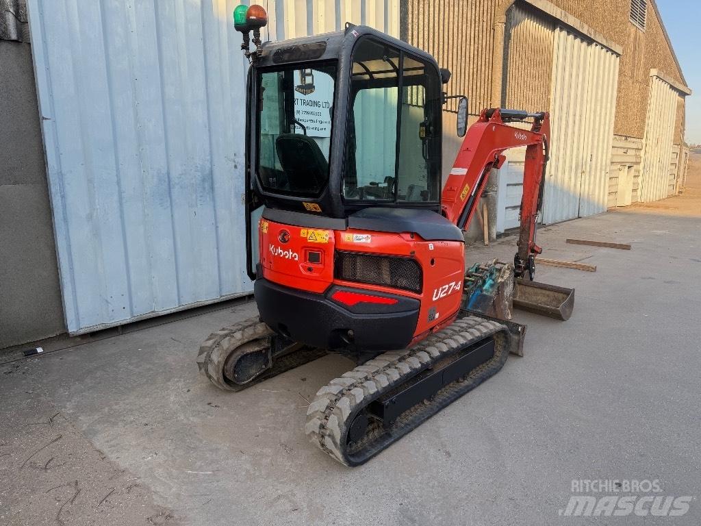 Kubota U 27 Mini rýpadlá < 7t