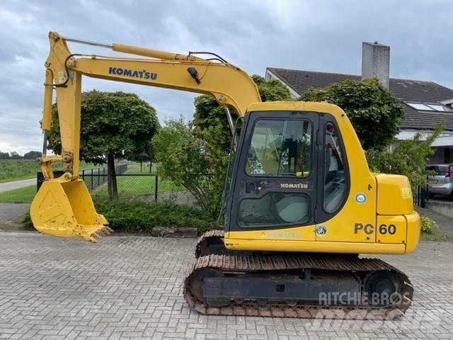 Komatsu PC60-5 Pásové rýpadlá