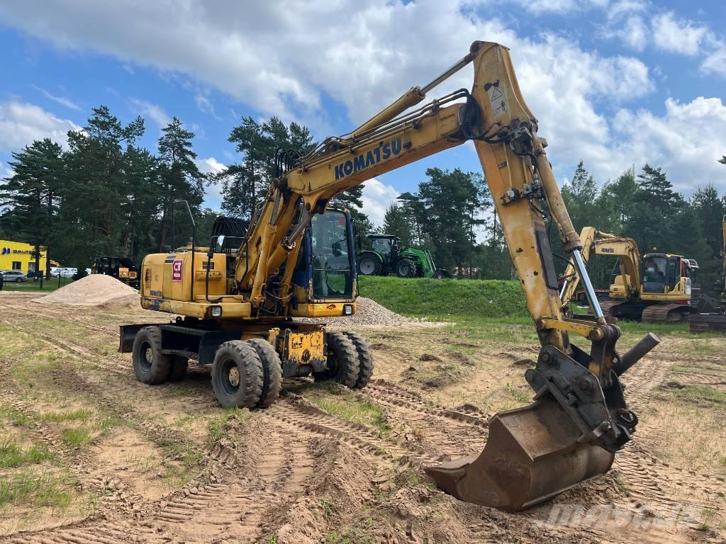 Komatsu PW 160 ES-7K Kolesové rýpadlá