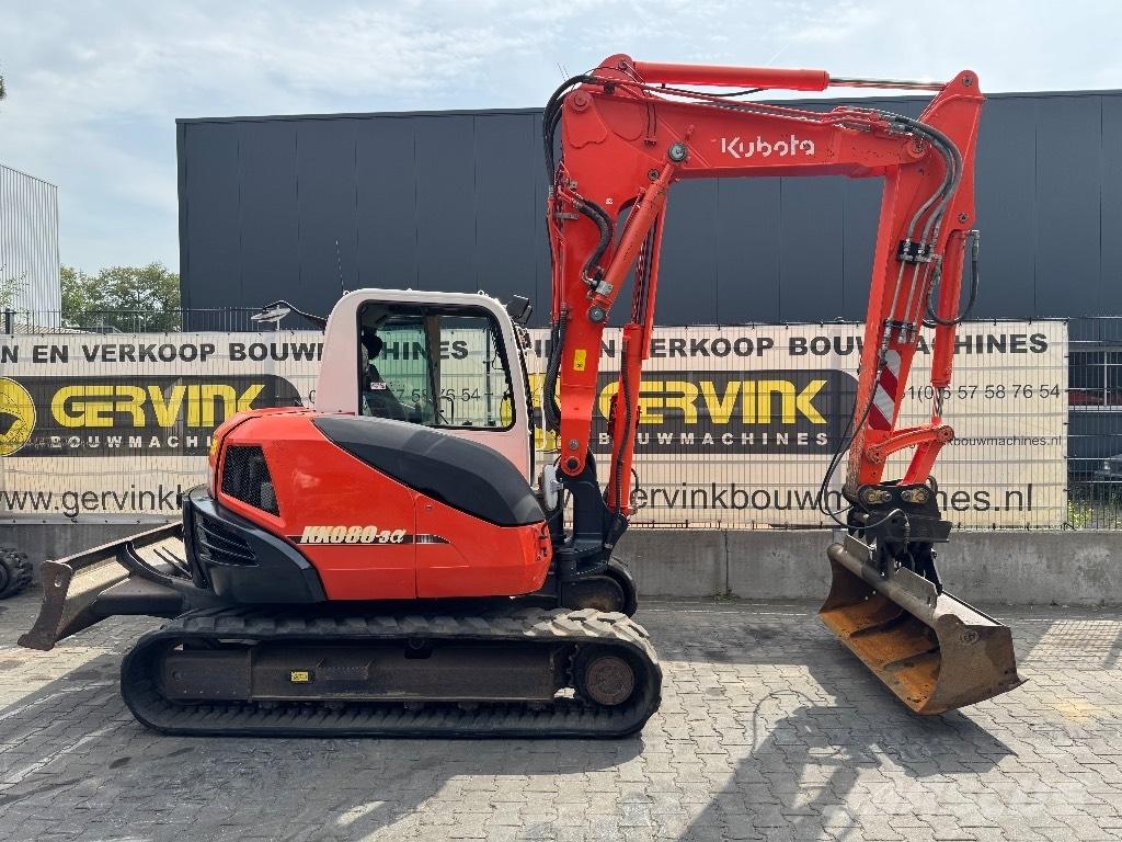 Kubota KX 080-3 A Midi rýpadlá 7 t - 12 t