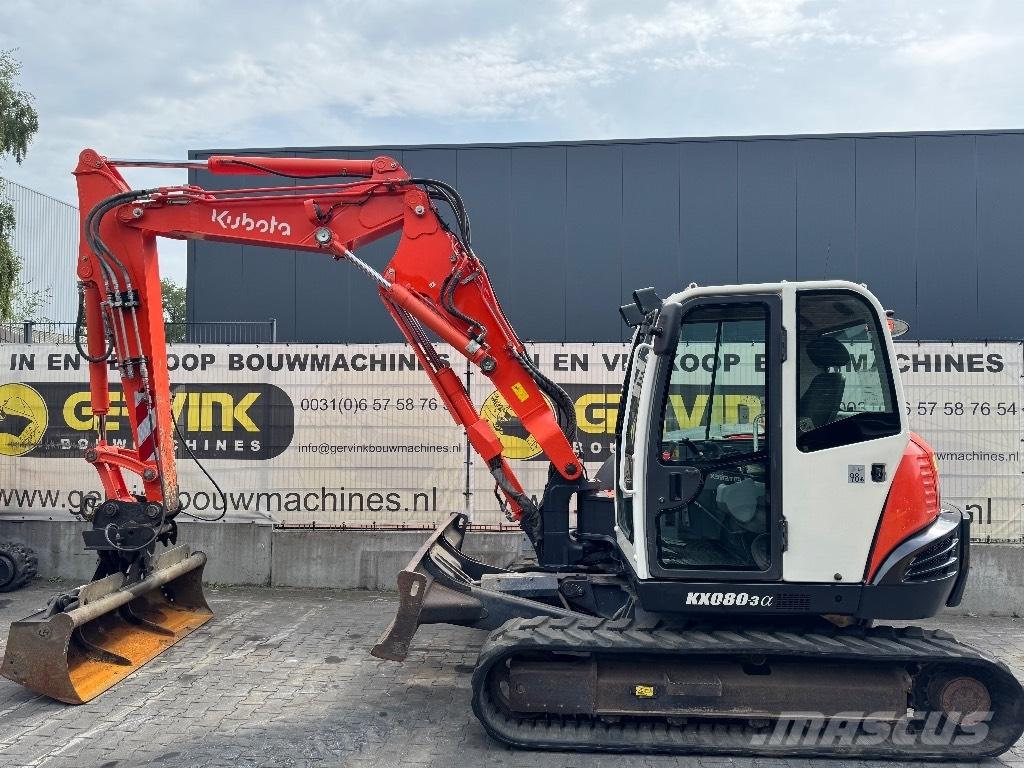 Kubota KX 080-3 A Midi rýpadlá 7 t - 12 t
