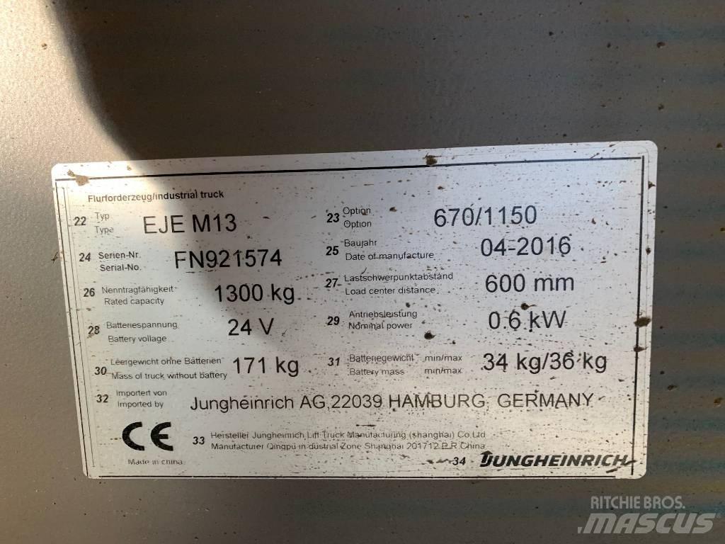 Jungheinrich EJE M13 Nízkozdvižný vozík