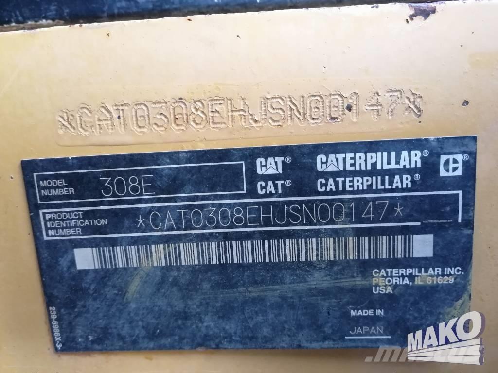 CAT 308 E CR Midi rýpadlá 7 t - 12 t
