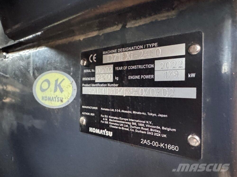 Komatsu D71 PXi-24EO Pásové dozéry
