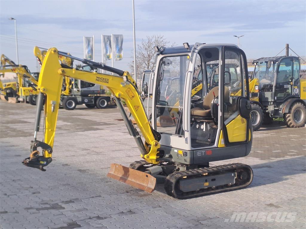 Wacker Neuson ET18 Pásové rýpadlá