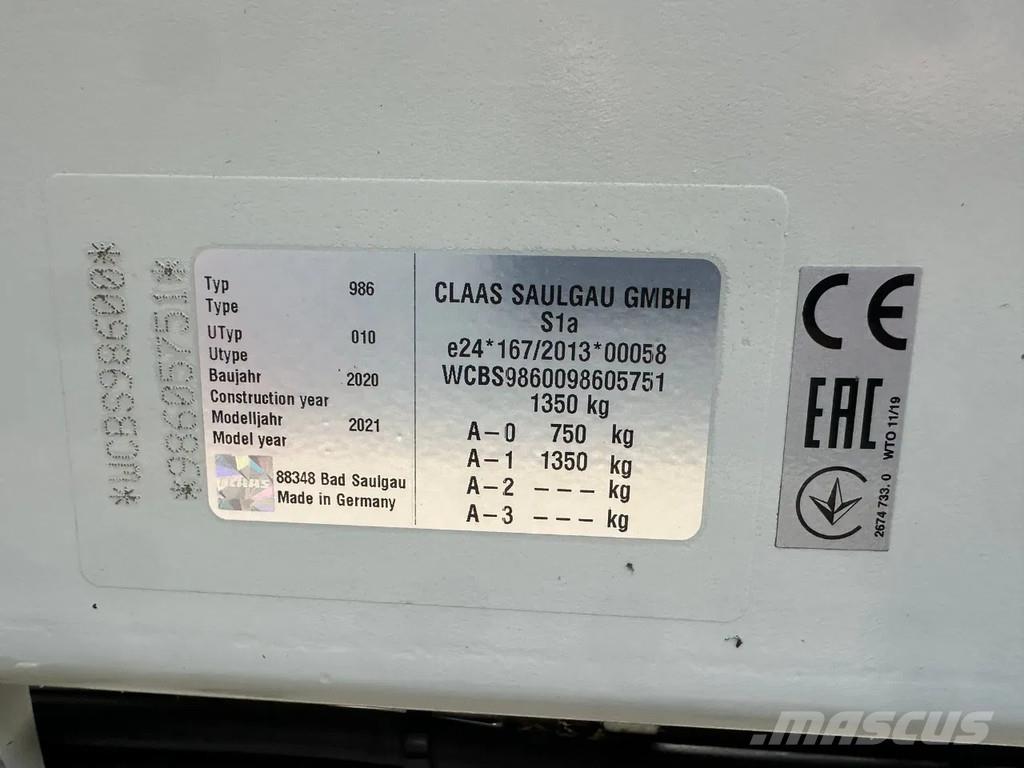 CLAAS Liner 2700 Riadkovače